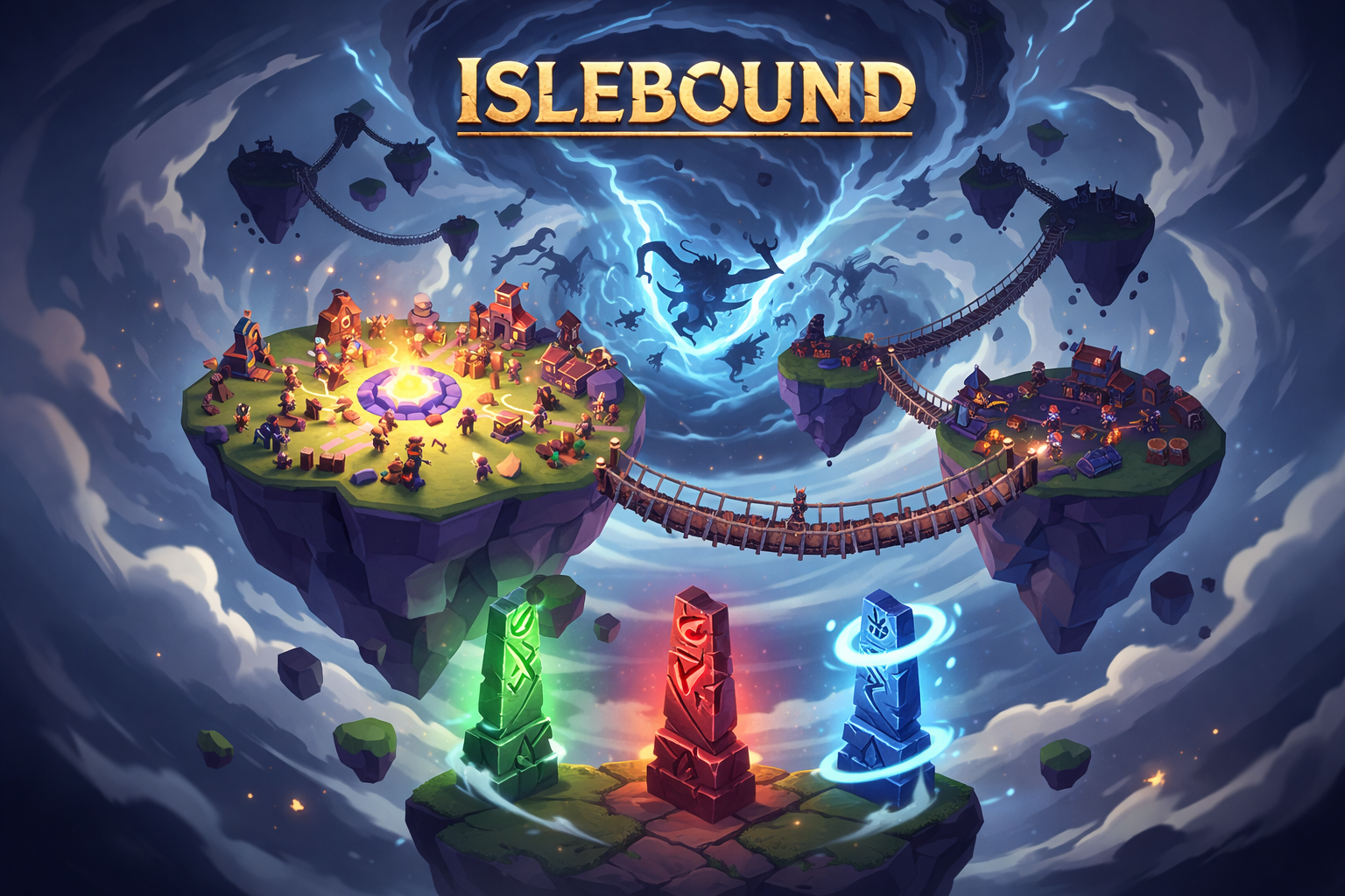 Cover image for Islebound: Colony Survival Strategy (3D Web)