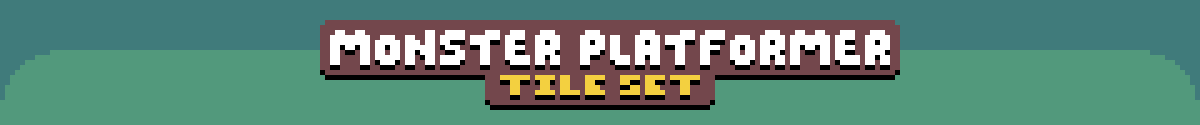 Monster Platformer - Tile Set