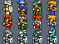 Html character creator 1.0 released! - 8 Bit Sideview Battle Character ...
