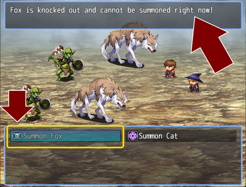 Version 1.5.0 with a new Gameplay Feature - Summon System for RPG Maker ...