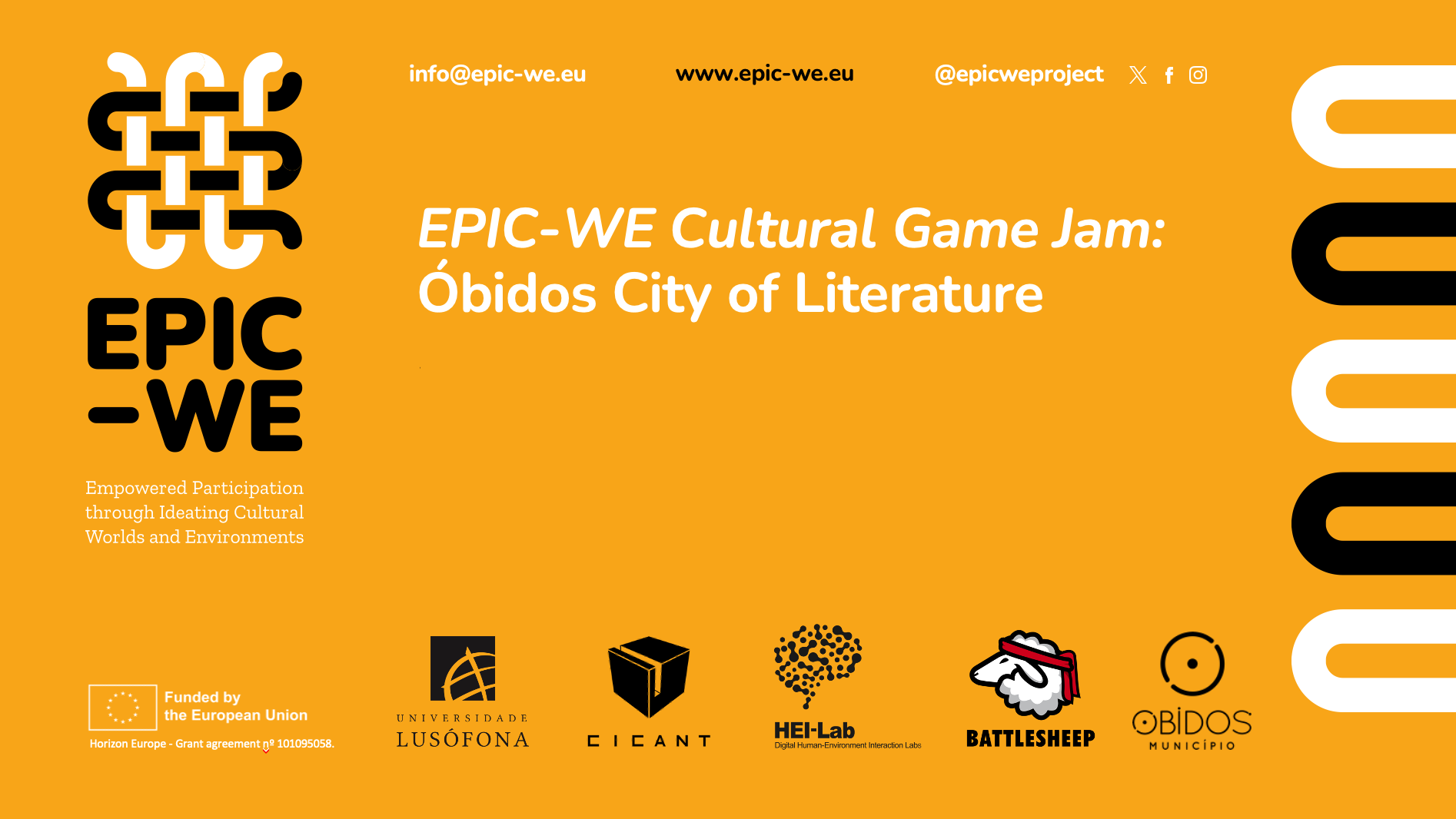 EPIC-WE Game Jam #01: Hosted by Óbidos