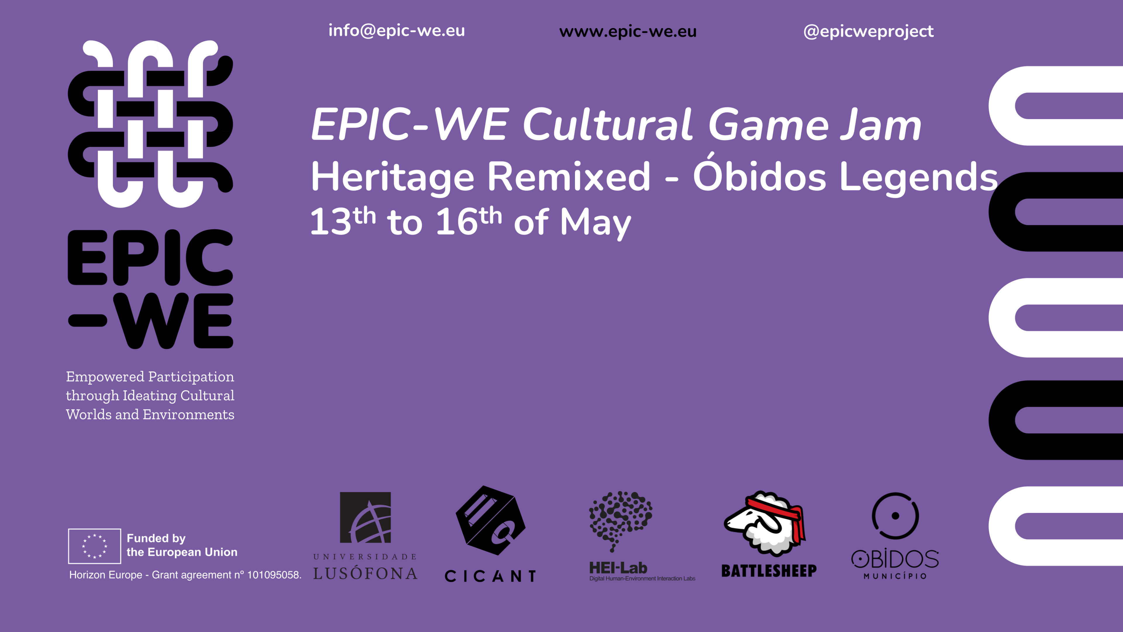 EPIC-WE Game Jam #04: Hosted by Óbidos