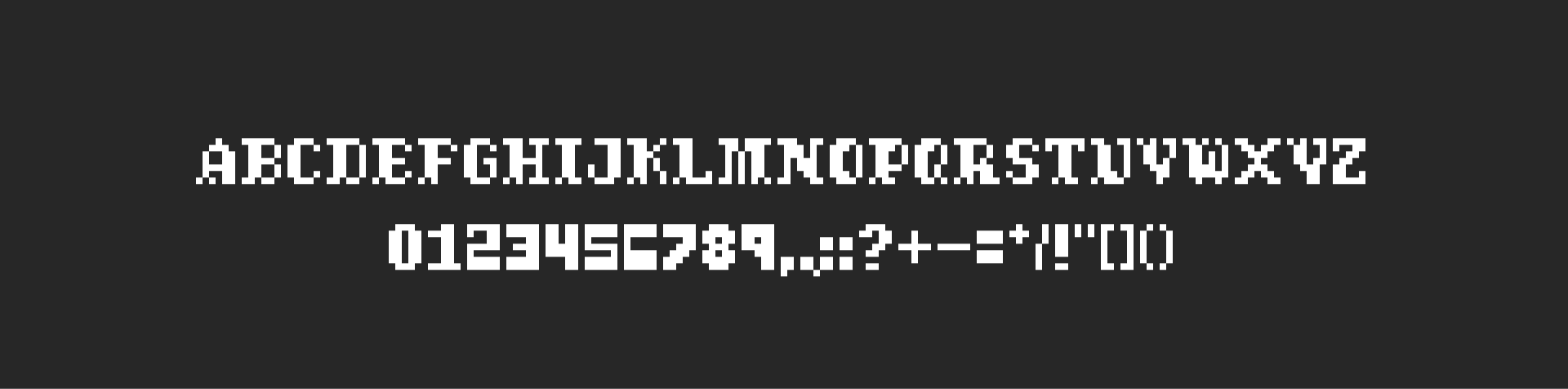 Pixel Font - ELDRITCH