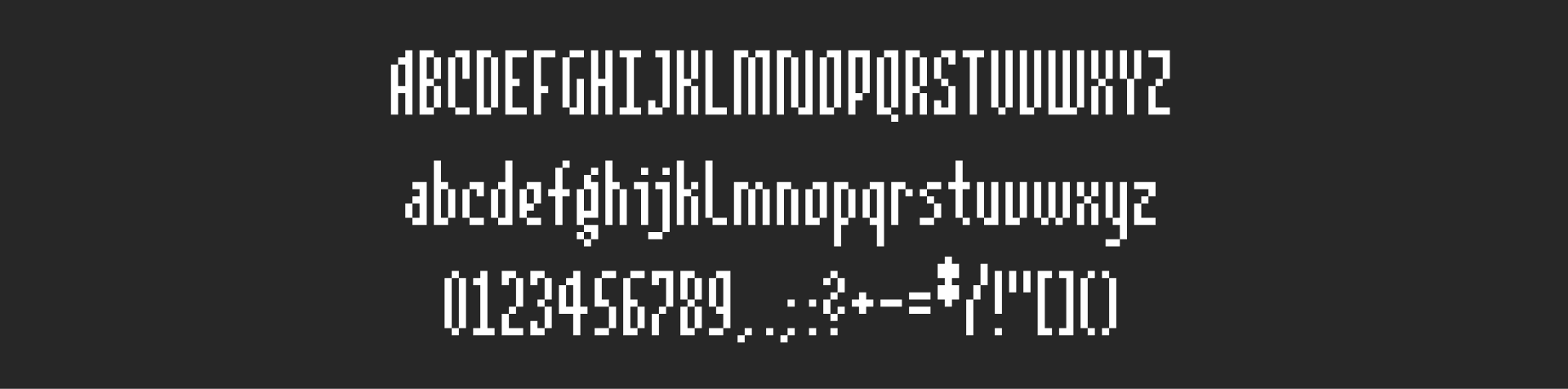 Pixel Font - ORACLE