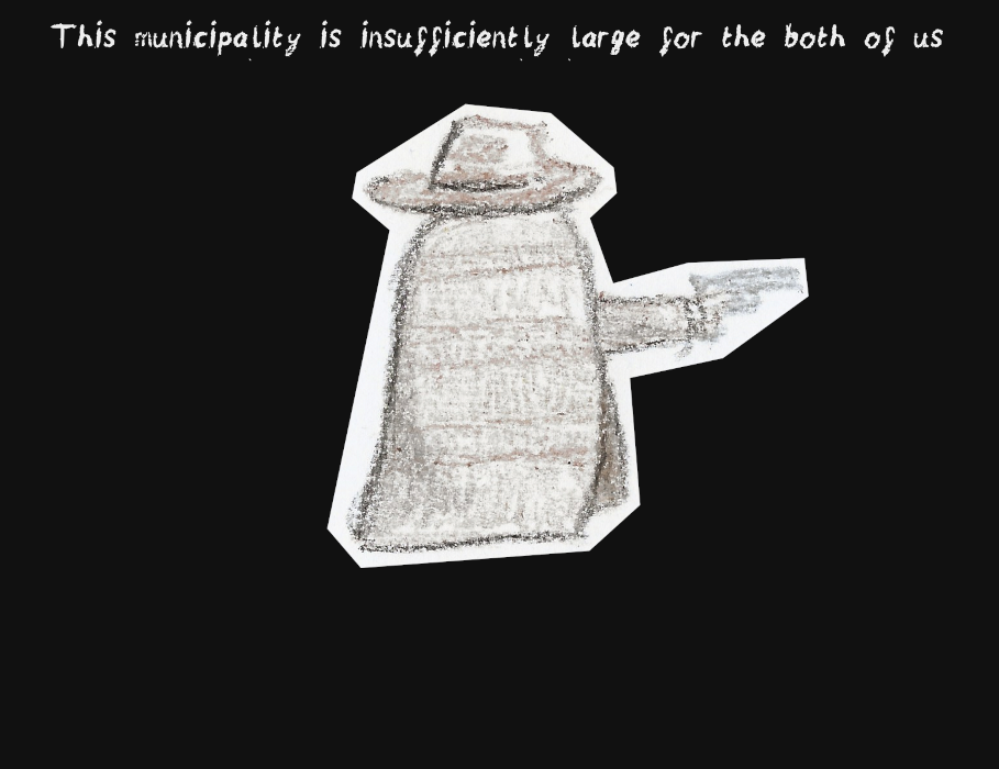 Cover image for This municipality is insufficiently large for the both of us