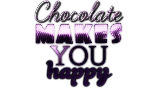 Chocolate makes you happy: Halloween