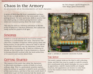 Mapvember Day 10: Chaos in the Armory  