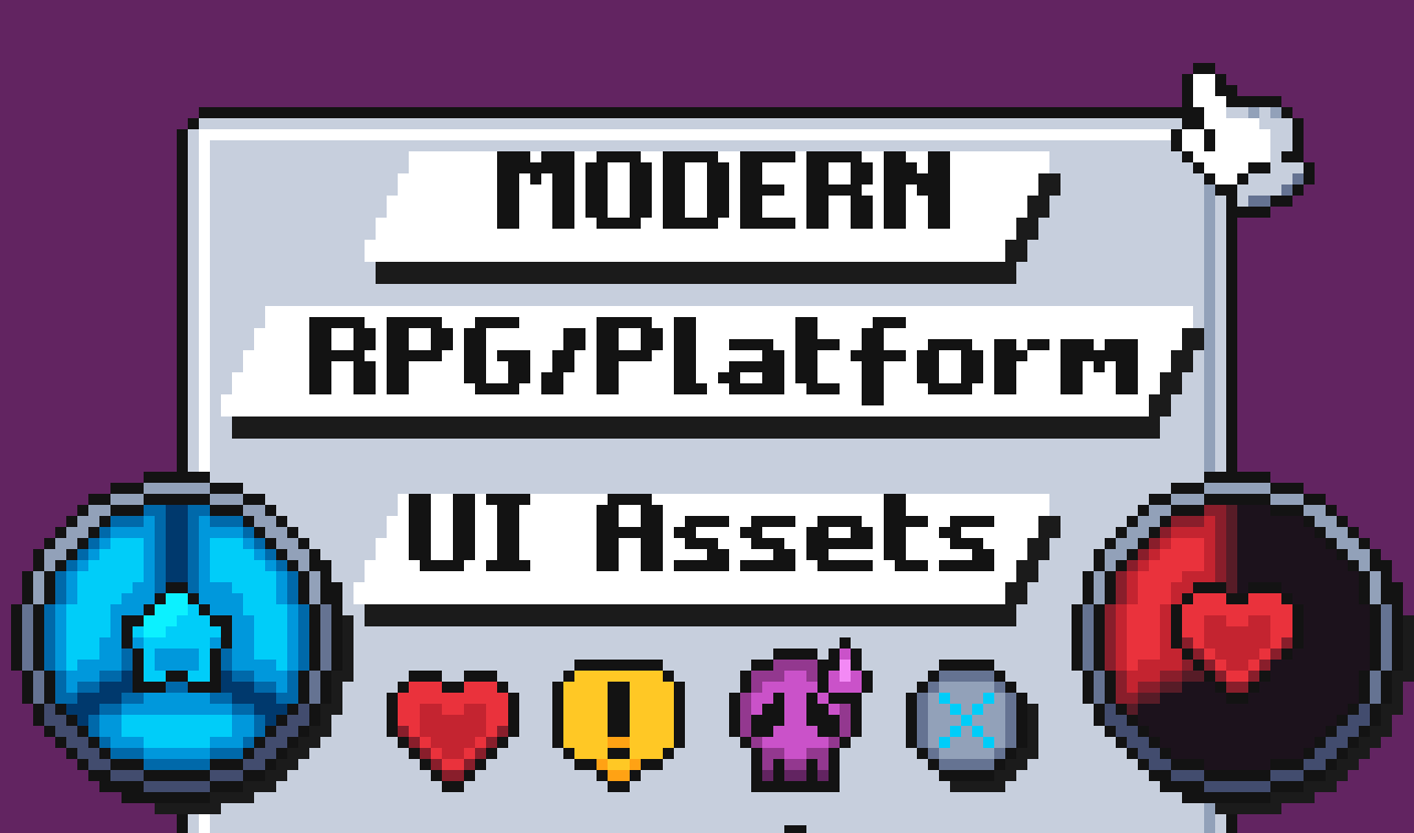 Modern RPG/Platform UI