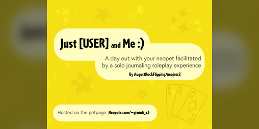 Cover image for Just [USER] and Me :)