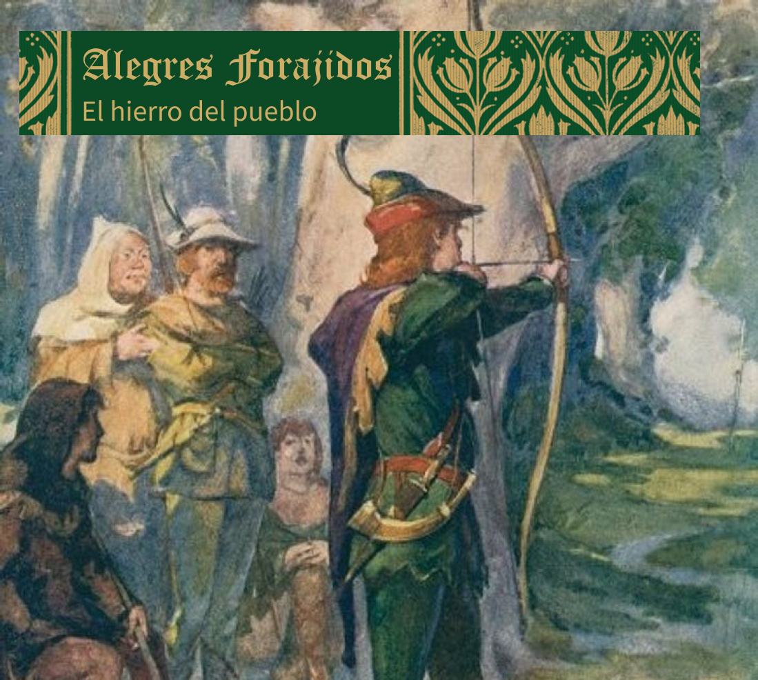 Cover image for El hierro del pueblo, una aventura para Alegres Forajidos