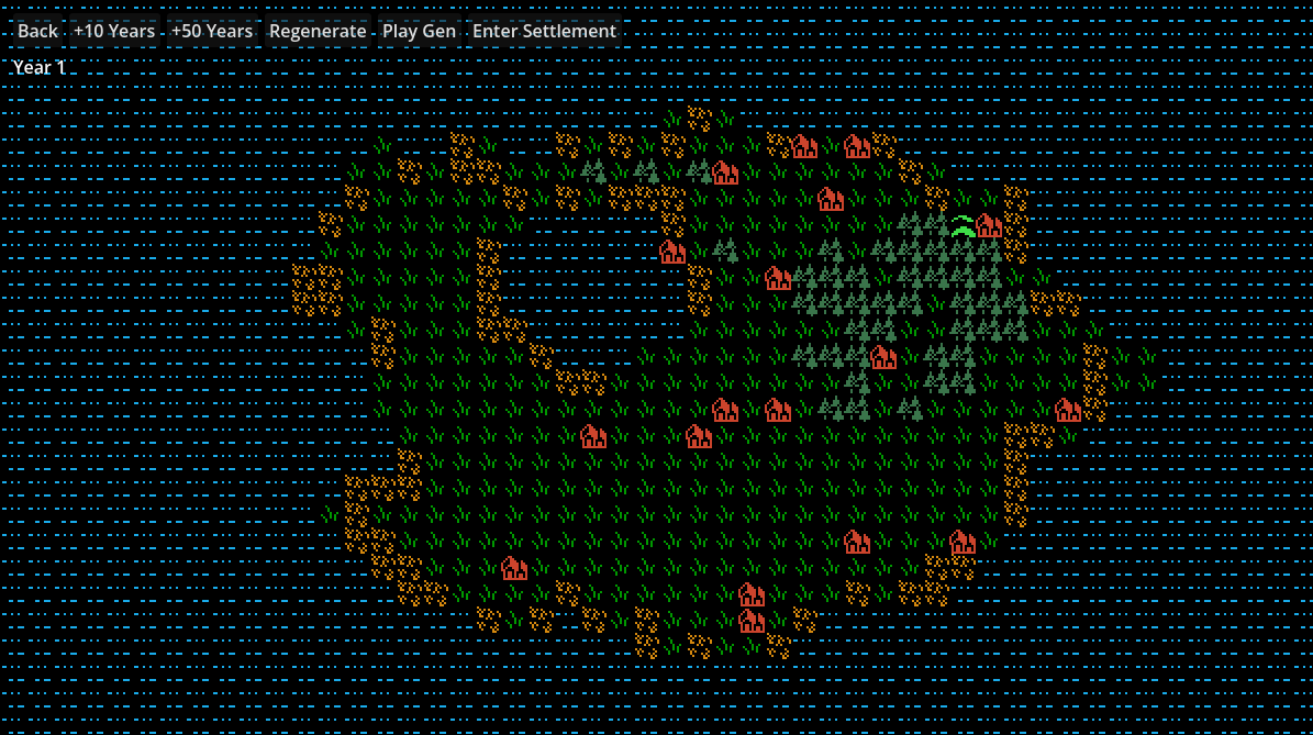 fantasy procedural rpg by Kosm