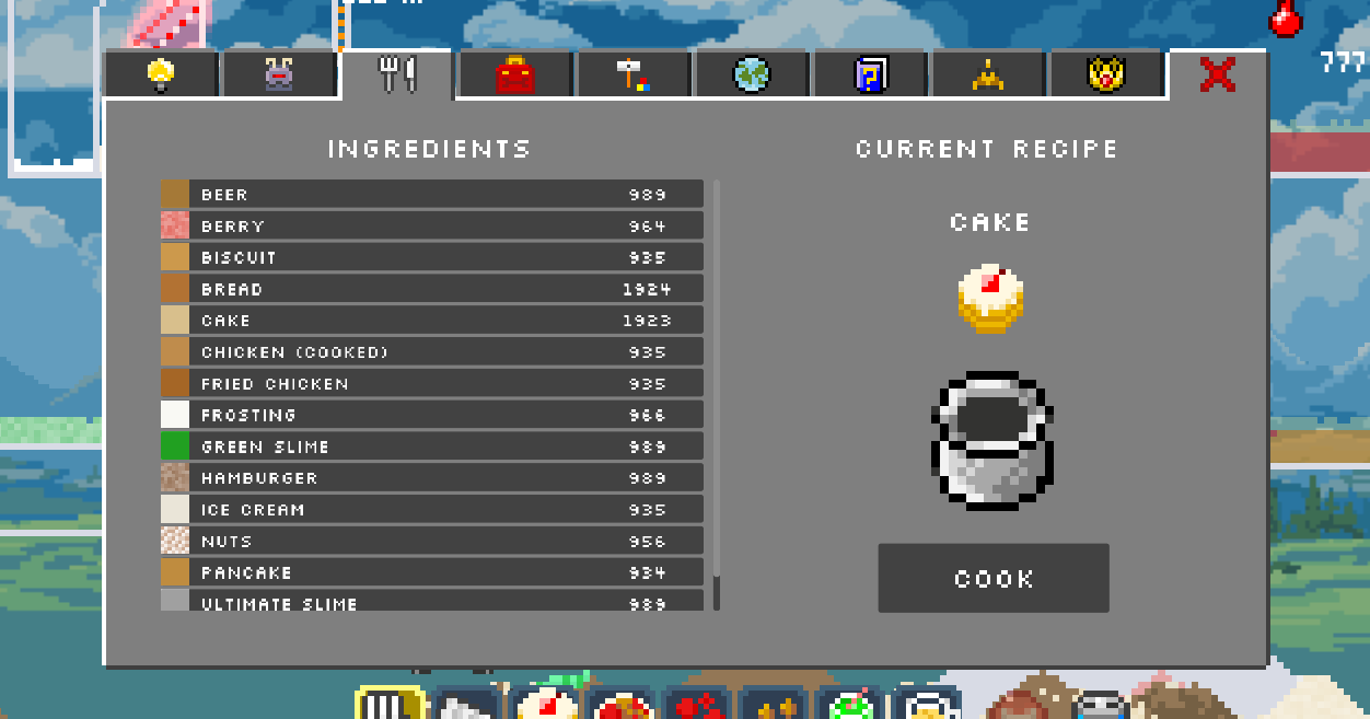 Added New Upgrade System and Cooking Tab! - Atomcraft by triplejumpgames