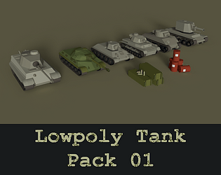 Free 2D Battle Tank Game Assets 