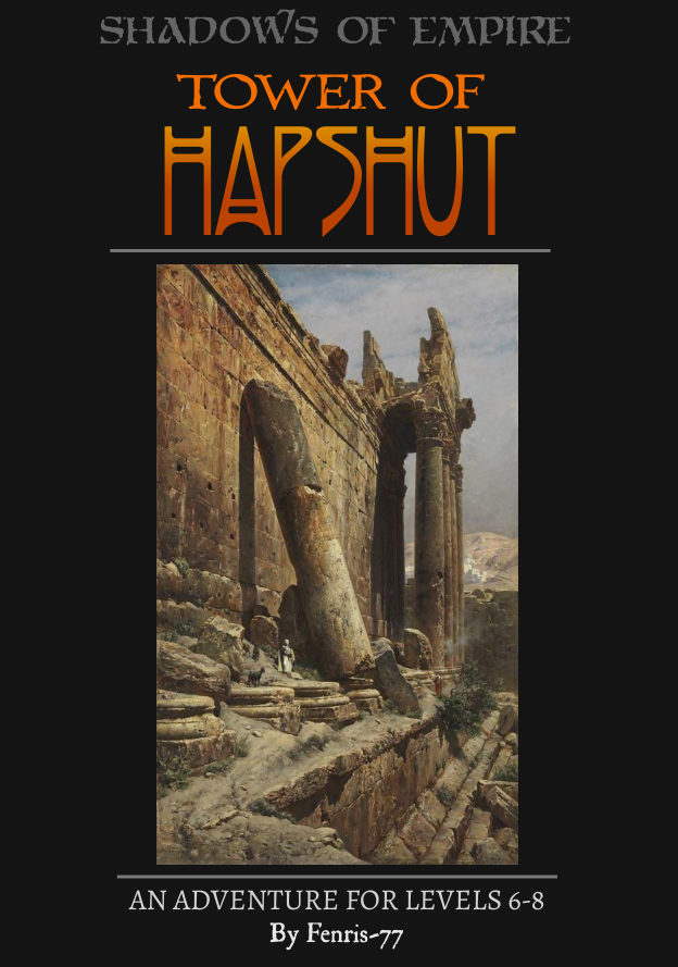 Cover image for Tower of Hapshut - A Shadows of Empire Adventure