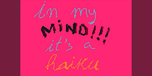 Cover image for In my mind, It's a haiku