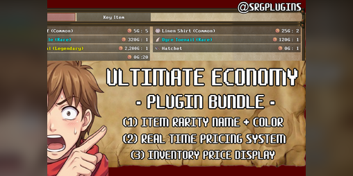 Cover image for Ultimate Economy Plugin Bundle RPG Maker MZ