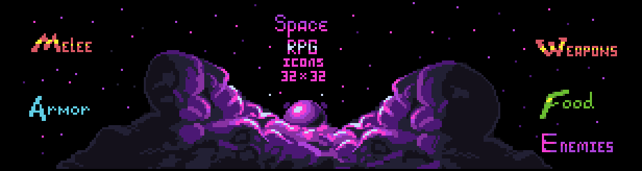 Space RPG icons