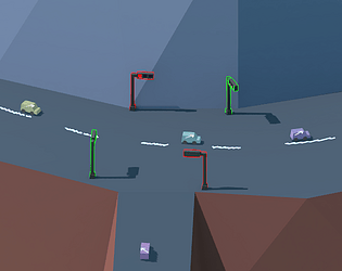 Traffic lights game screenshot
