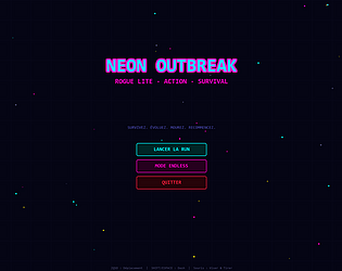 NEON OUTBREAK game screenshot