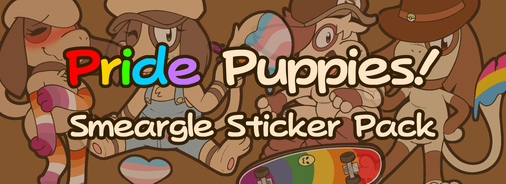 Pride Puppies Sticker Pack