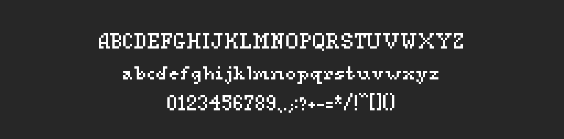 Pixel Font - ROMANTIC