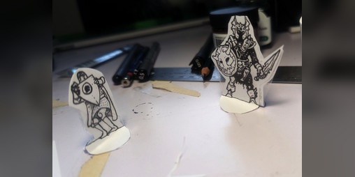 Cover image for Paper Minis Random Adventurers