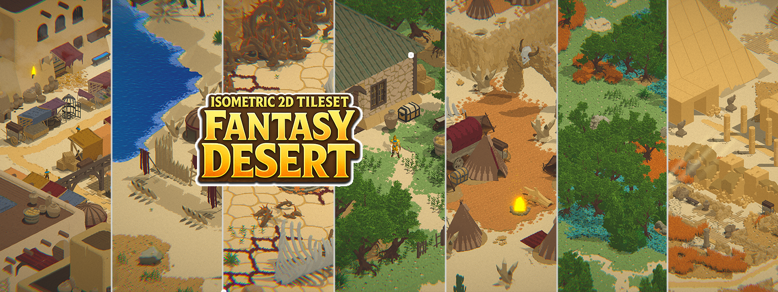 2D Desert tileset