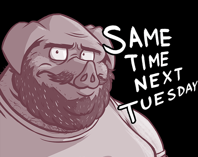 Cover art for Same Time Next Tuesday by Nanoff — adult visual novel