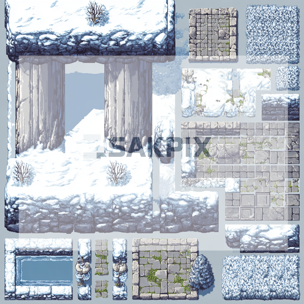 Ultimate RPG Biomes Raw Tileset Pack (Forest, Desert, Snow, Underwater ...
