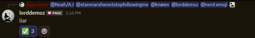 lorddemoz's reply