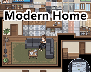 Modern Interior Pixel Art Tileset cover art