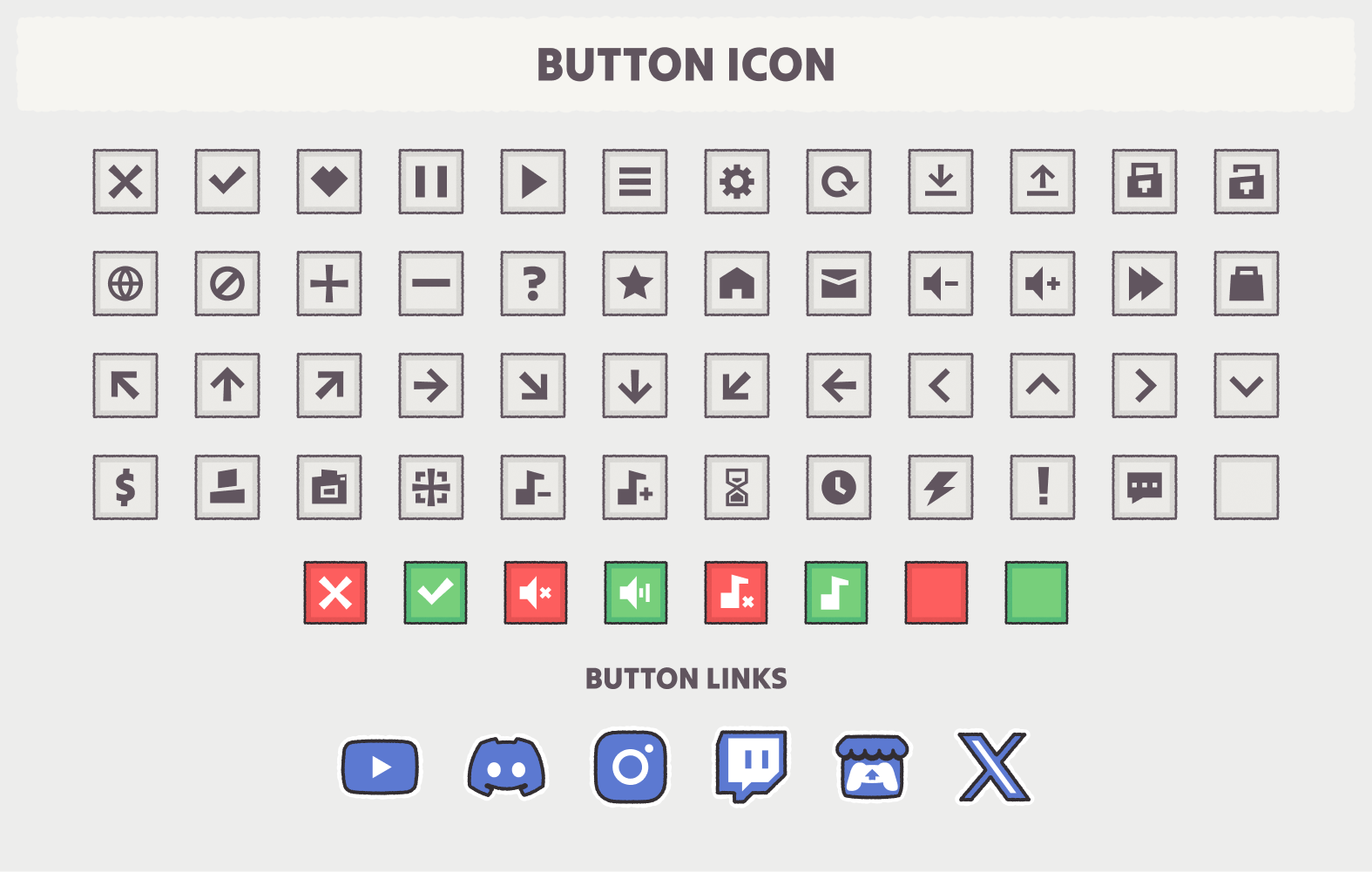 Game UI asset pack by Gamedev_Mel