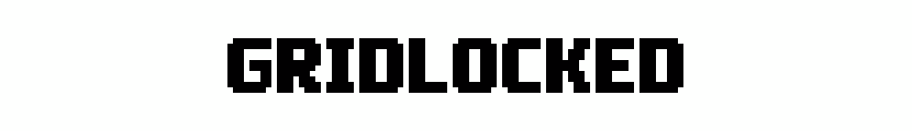 Pixel Font - Gridlocked - TTF Font
