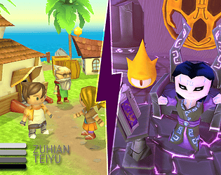 Low poly heroes