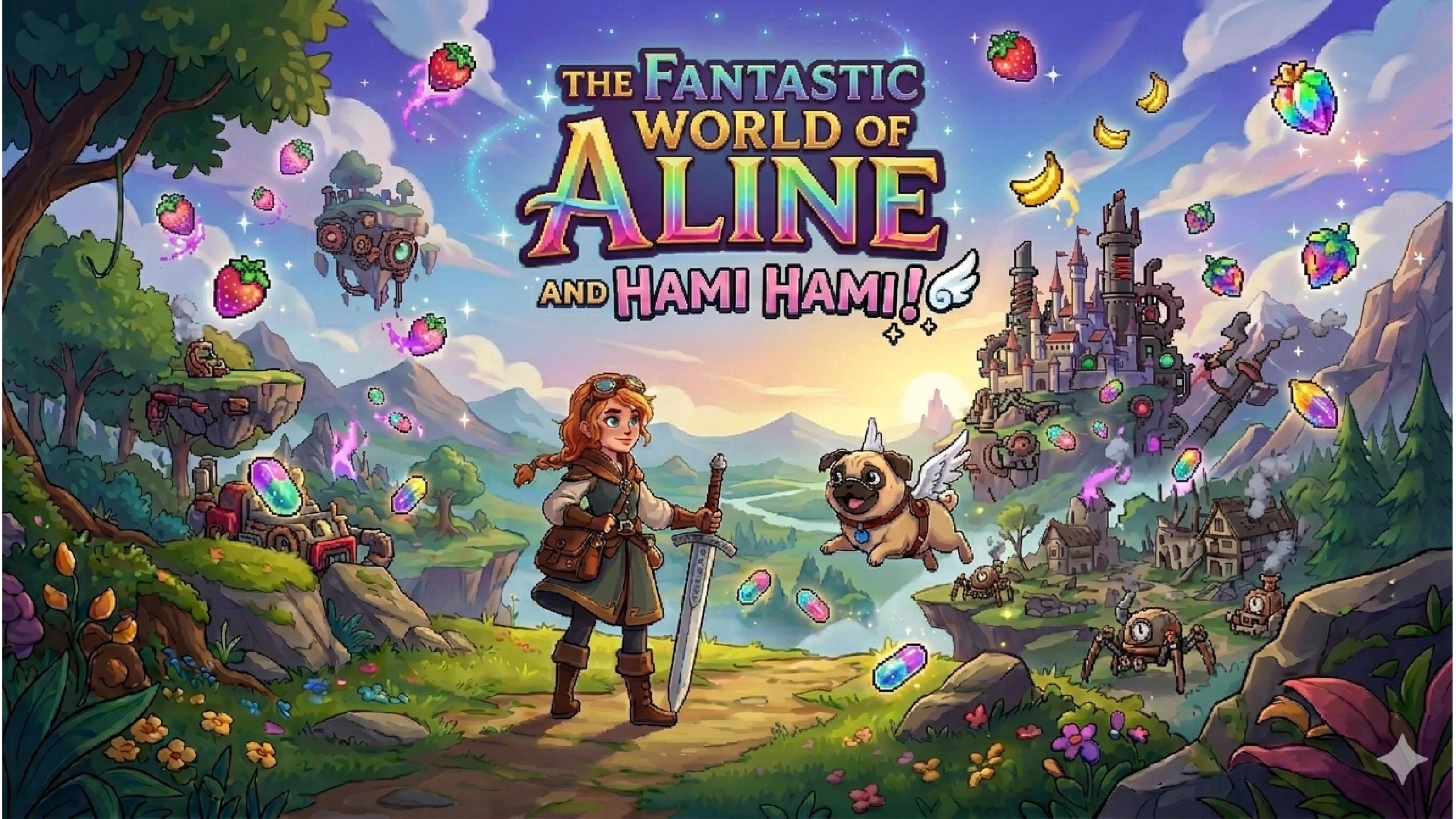 Cover image for The fantastic world of Aline and Hami Hami
