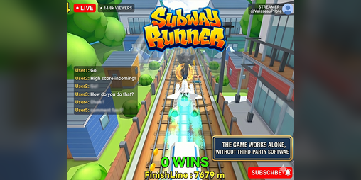 Cover image for Subway Runner - TikTok Interactive Game