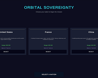 Orbital Sovereignty | Climat Espace Commun game screenshot