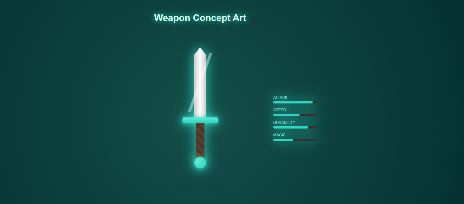 Weapon Concept Art-- html css js