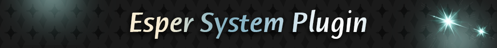 Esper System | Rpgmaker Plugin