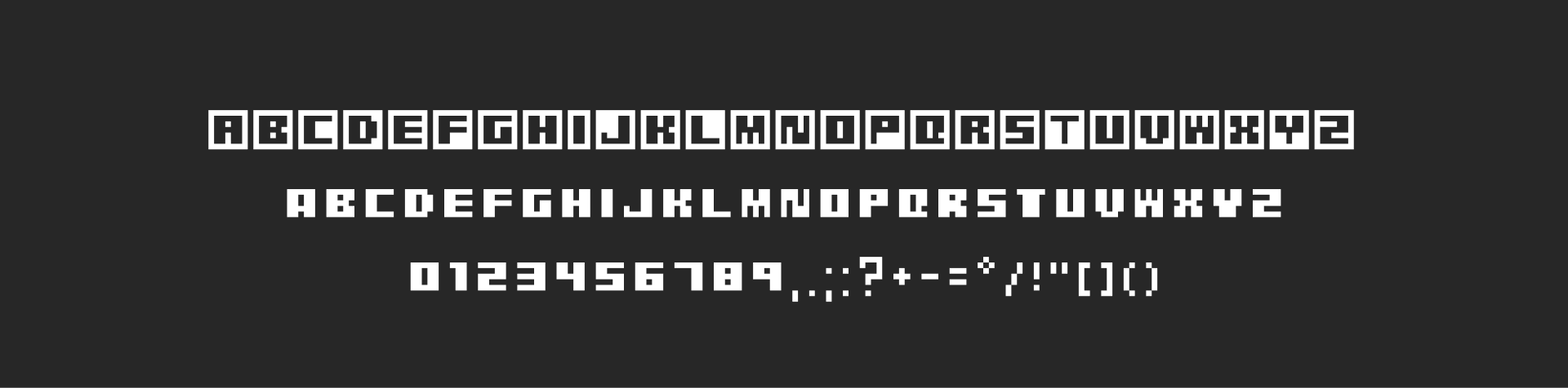 Pixel Font - CARDINAL