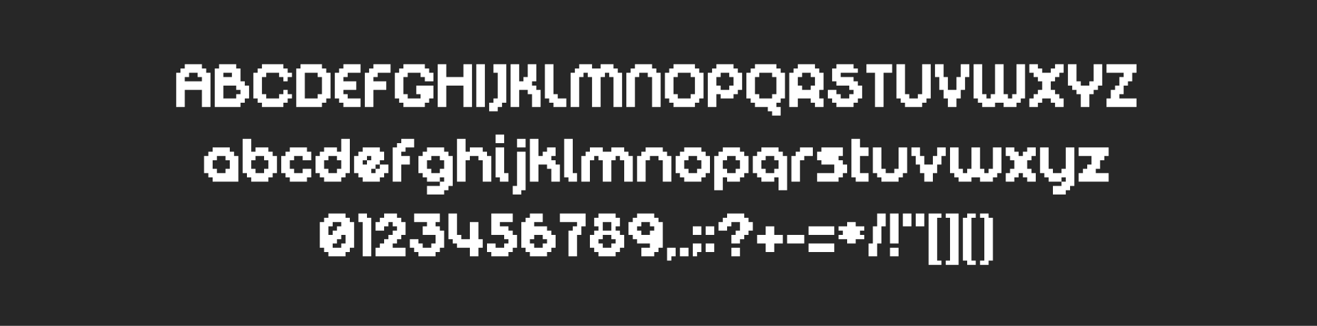 Pixel Font - ROUNDED