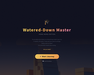 Watered-Down Master: HK [Free] [Simulation]