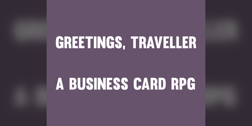 Cover image for Greetings, Traveller