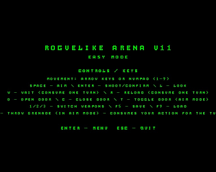Roguelike Arena V11
