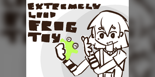 Cover image for Extremely Loud Frog Toy
