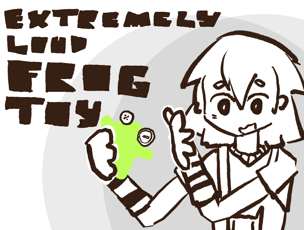 Cover image for Extremely Loud Frog Toy
