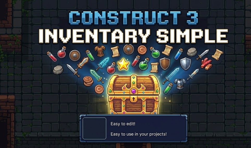 Click-Based Inventory System – Construct 3
