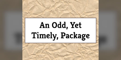 Cover image for An Odd, Yet Timely, Package