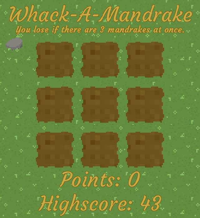 Whack-A-Mandrake
