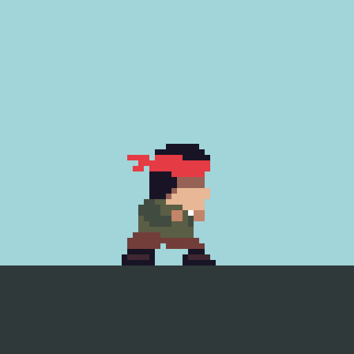 Boxer II Pixel Character by By Fernando